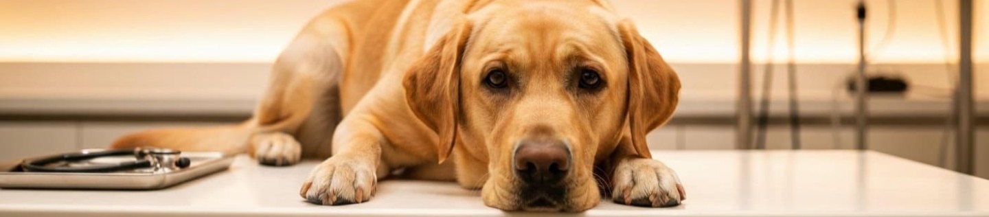Labrador descansando